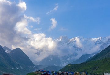 The view from the Kedarnath base camp